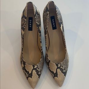 DKNY Brand new Snake Skin heels!